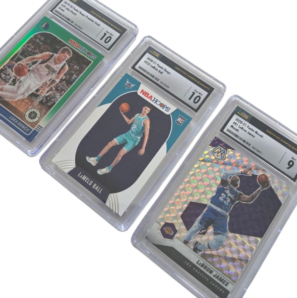Bundle Of 3 NBA Graded Cards